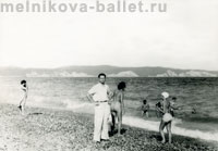 Сочи, пляж, 1959 г., фото 19