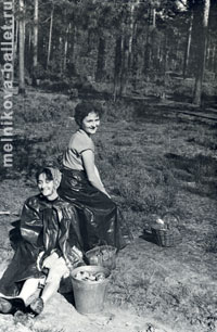 Зеленогорск, Т.Легат и Л.Коротеева, июнь 1957 г., фото 18