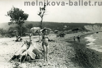 На пляже, Фальшивый Геленджик, ~ 1960 г., фото 9