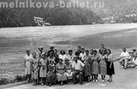 Озеро Рица, поездка на Кавказ, 1955 г., фото 5