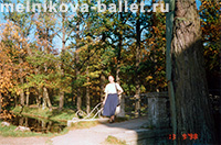 Мостик у павильона Венеры, Гатчина, 13.09.1998, фото 2а, 2б