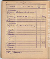 Дневник - 2 класс, стр. 44 - 49, 1943/44 год