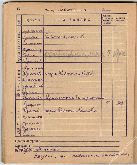 Дневник Коротеевой Людмилы, страница 52