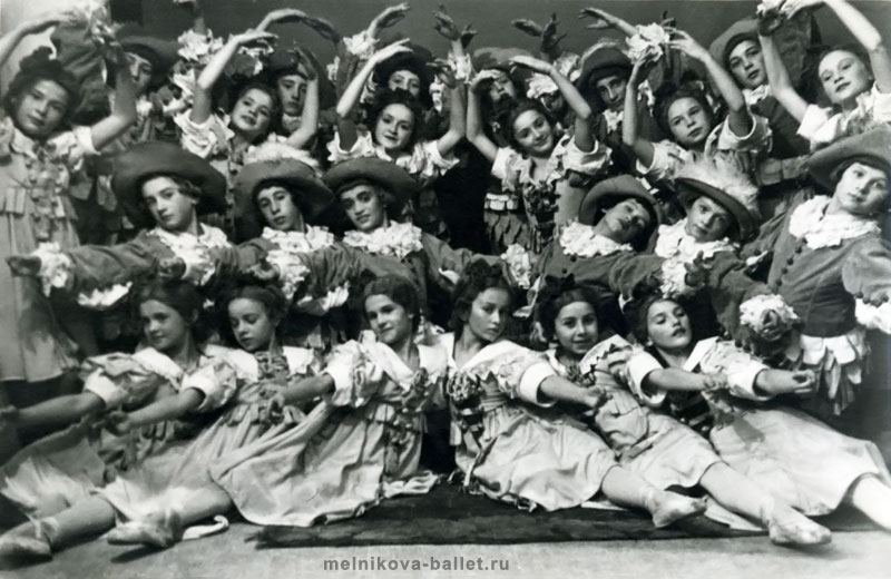 Людмила Коротеева получила первую роль в балете "Спящая красавица", 1948 год