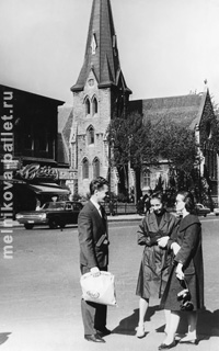 Л.Леонтьева, И.Лентовская, В.Землемеров - Монреаль, Канада, ~ 1964 год, фото 10