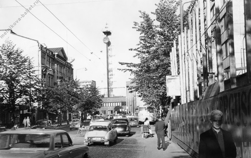 Улица в Хельсинки, Финляндия, 1966 год, фото 1