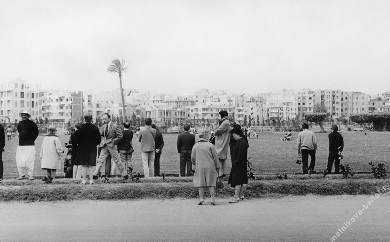 Стадион, хоккей на траве - Александрия, Египет, 1968 год, фото 38а