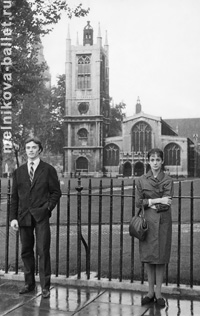 С.Викулов и Г.Комлева, Лондон, Великобритания, 1966 год, фото 9
