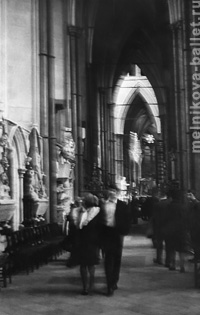 Внутри Вестминстерского аббатства, Лондон, Великобритания, 1966 год, фото 15а, 15б