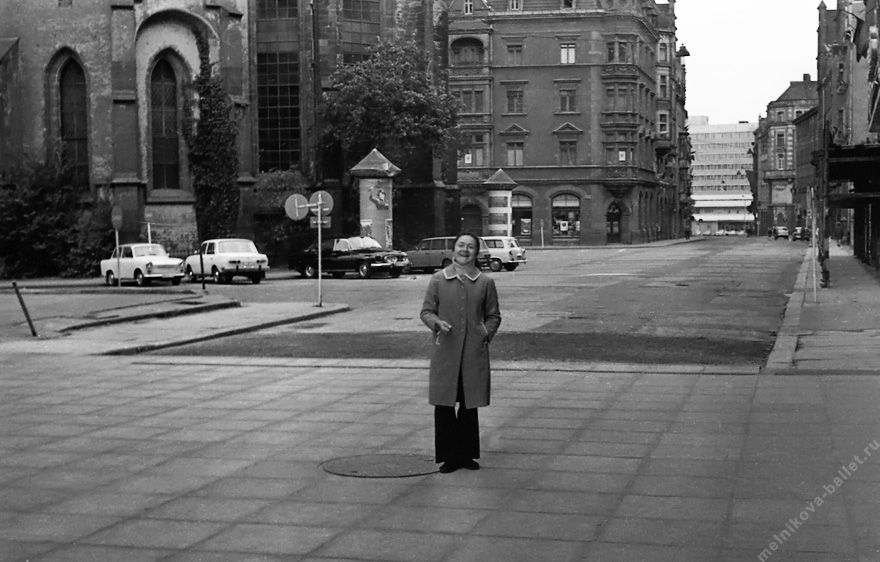 Людмила Леонидовна Мельникова в Лейпциге, ГДР, 1974 год, фото 4