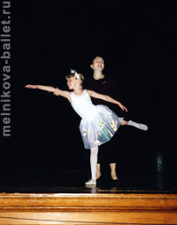 Л.Л.Мельникова и Джена после заключительного концерта (2), 1997 год